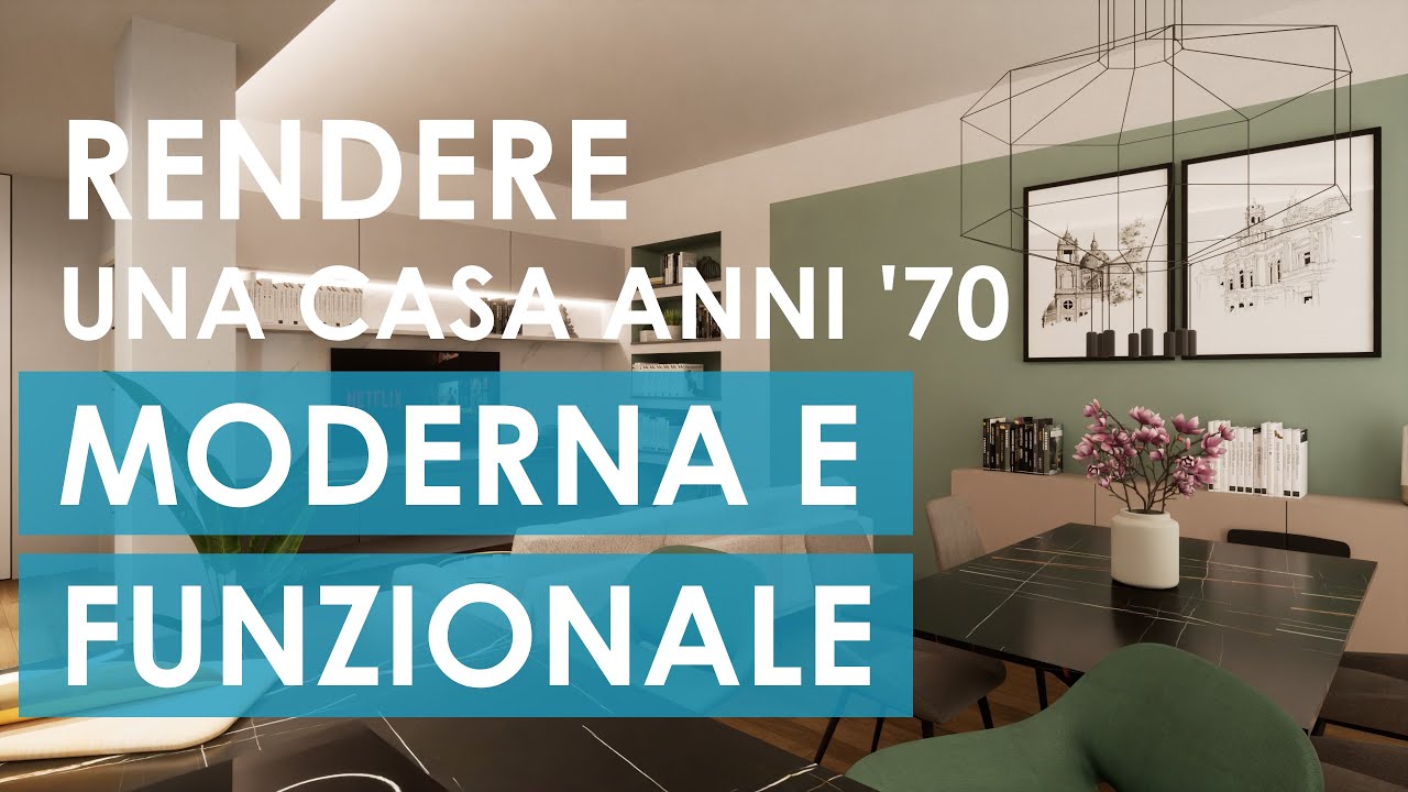 CASA 2P | Come rendere una casa anni '70 moderna e funzionale