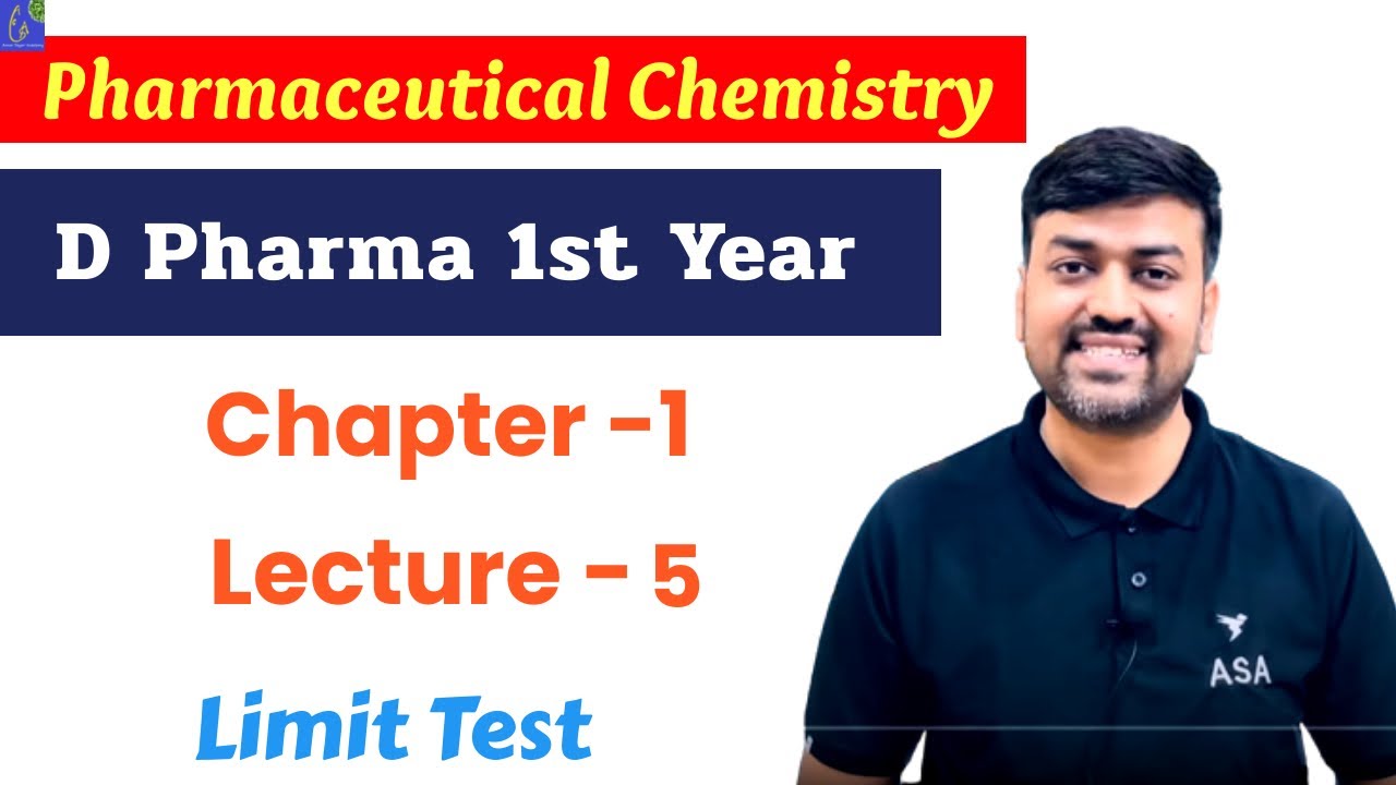 Pharma Chemistry D Pharm 1st year || Chapter -1, Lecture - 5 || Limit Test || Limit Test chloride