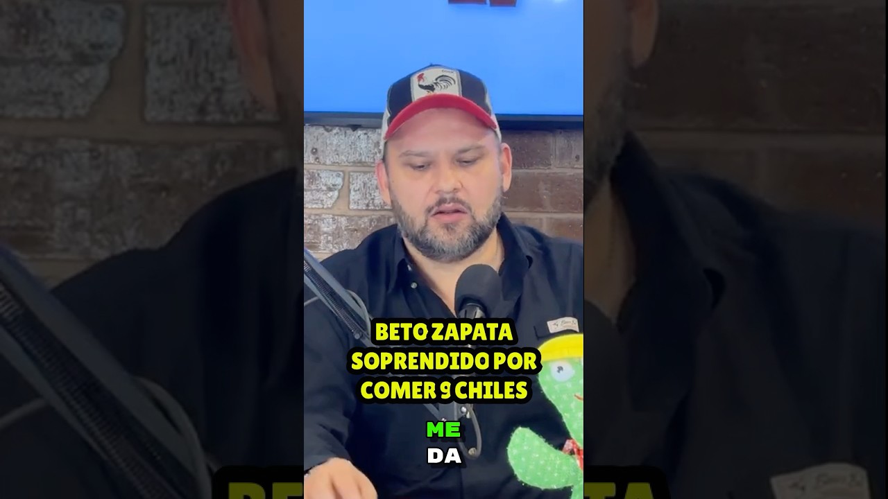 BETO ZAPATA SORPRENDIDO POR COMER 9 CHILES | Cap completo con @elburro34 en el canal! Yayaii! 🤠🌵