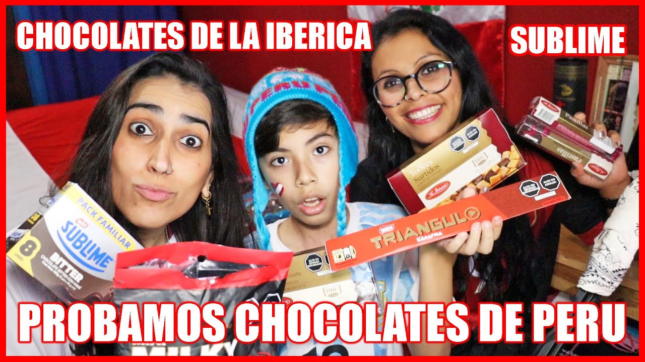 ARGENTINAS PRUEBAN POR PRIMERA VEZ CHOCOLATES PERUANOS | SUBLIMES, LA IBERICA, TRIANGULOS Y MAS ❤️​