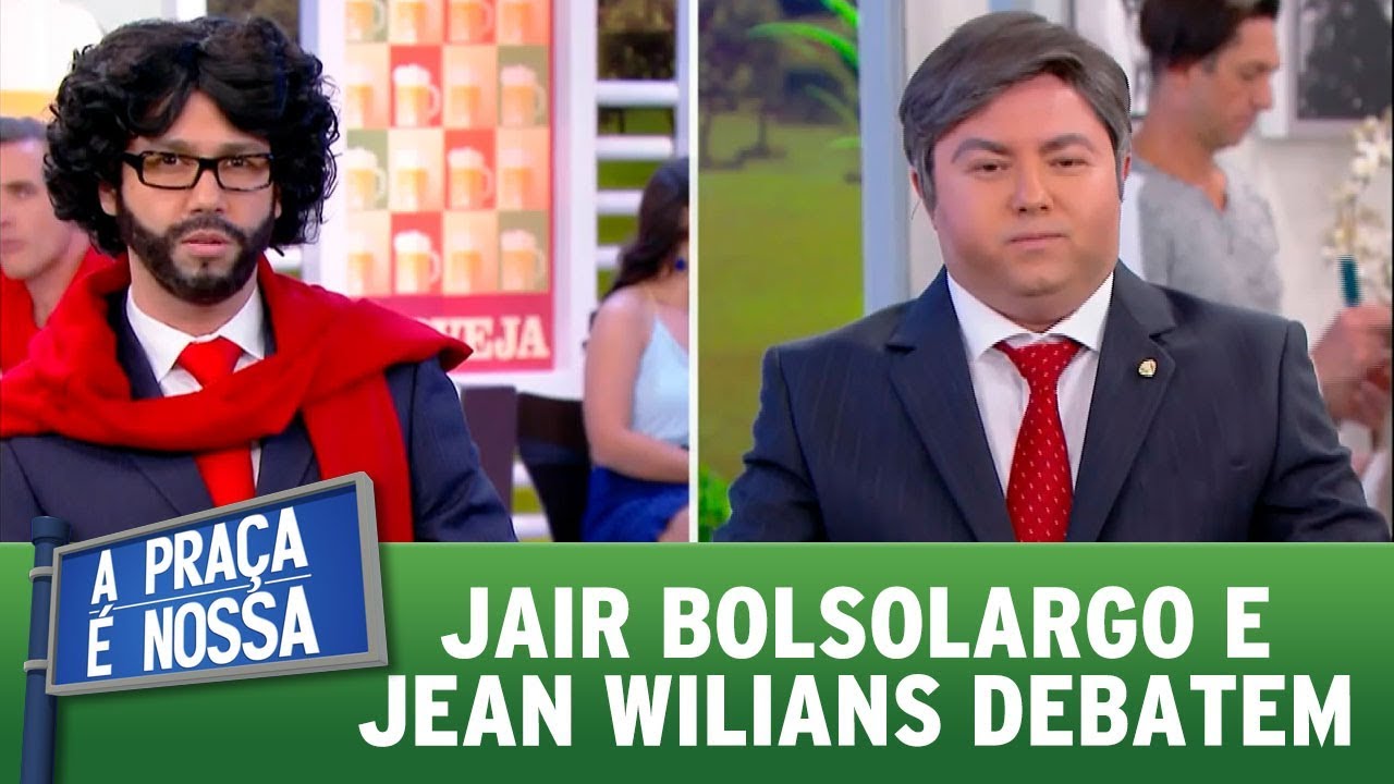 Jair Bolsolargo e Jean Wilians debatem | A Praça é Nossa (17/08/17)