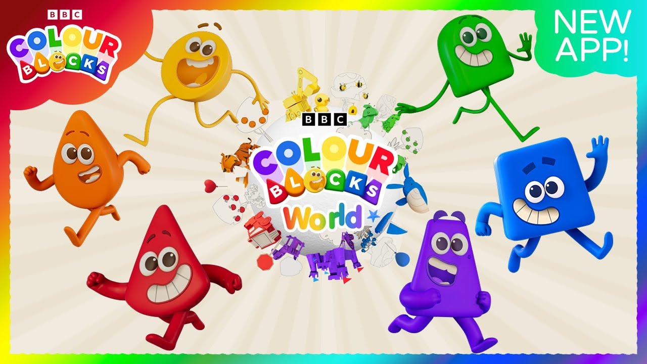 NEW APP! | Colourblocks World! | Colourful Adventure | Learn Colours, Play Games, & Unlock Rewards!