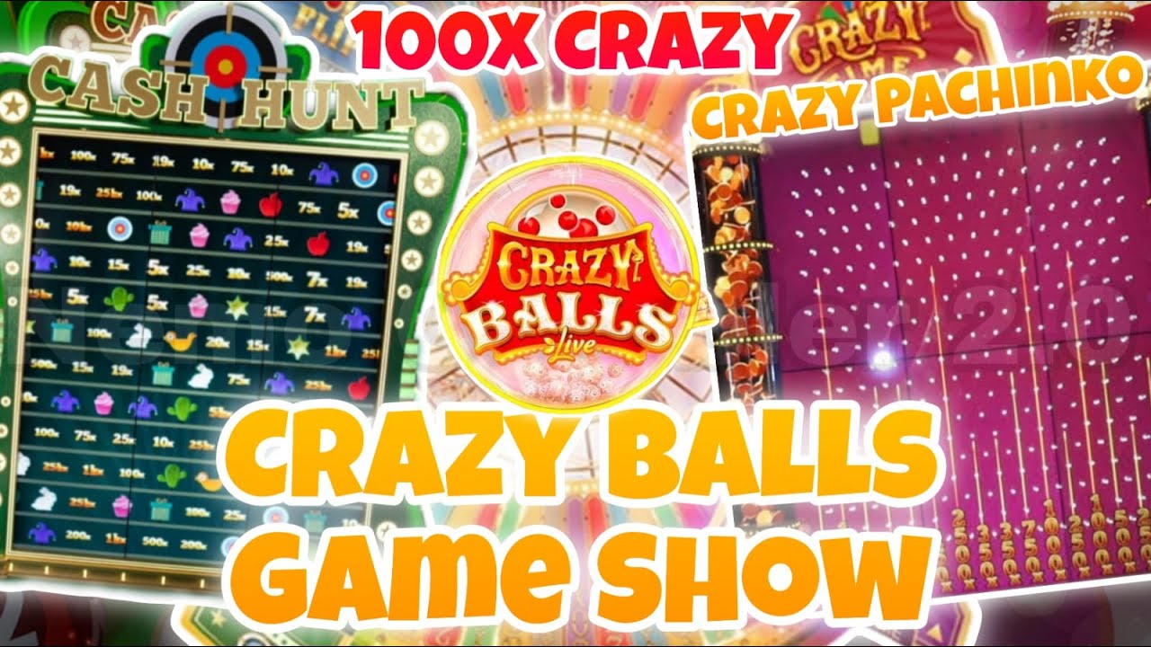 🔥Crazy Balls BIG WIN 😱 100x Chance Card 🎯 + Crazy Time 🎡 & Cash Hunt 💰 Bonus | Live Casino