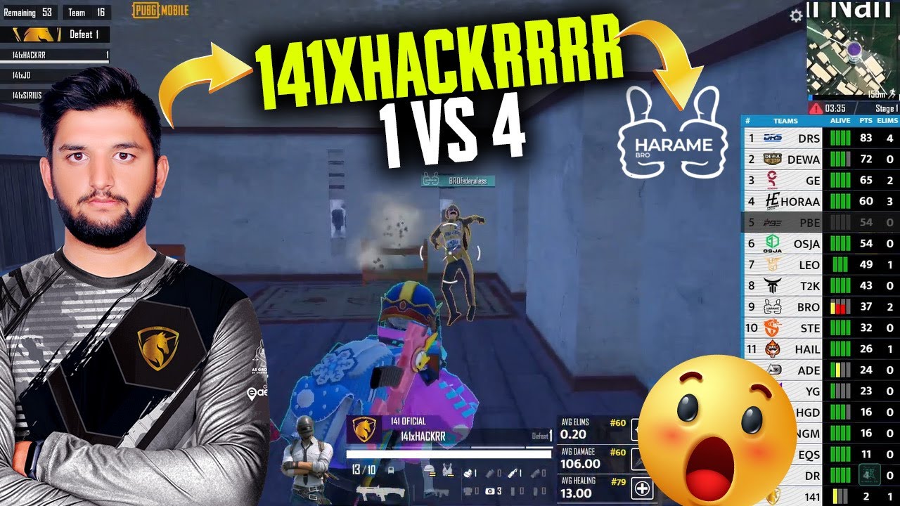 141xHACKRRR INTENSE CLUTCH ON Team Harame Bro 🇵🇭 | 141 ESPORTS OFFICIALS |141xJANAZA