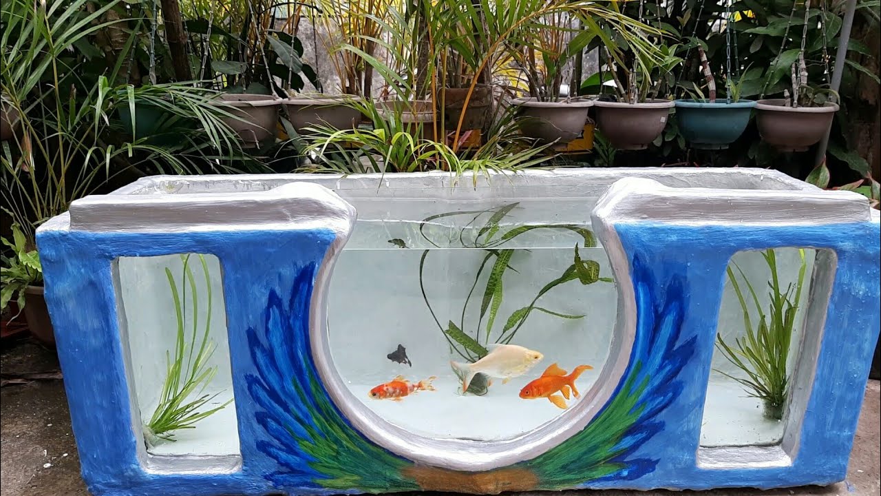 DYI fish pond using styro