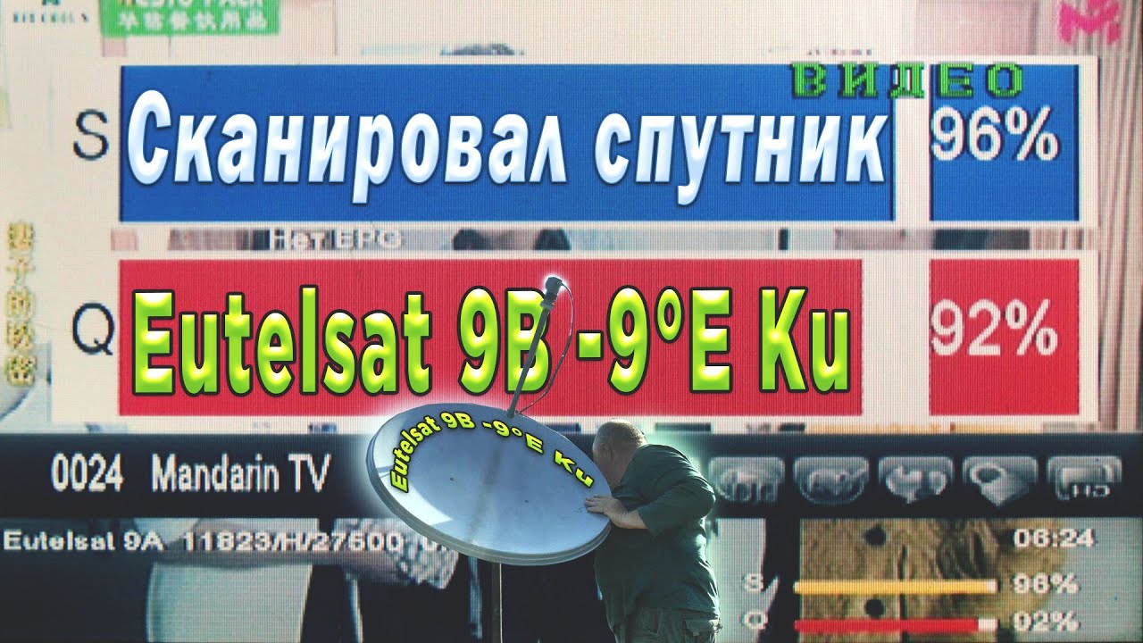 Сканировал спутник Eutelsat 9B -9°E Ku