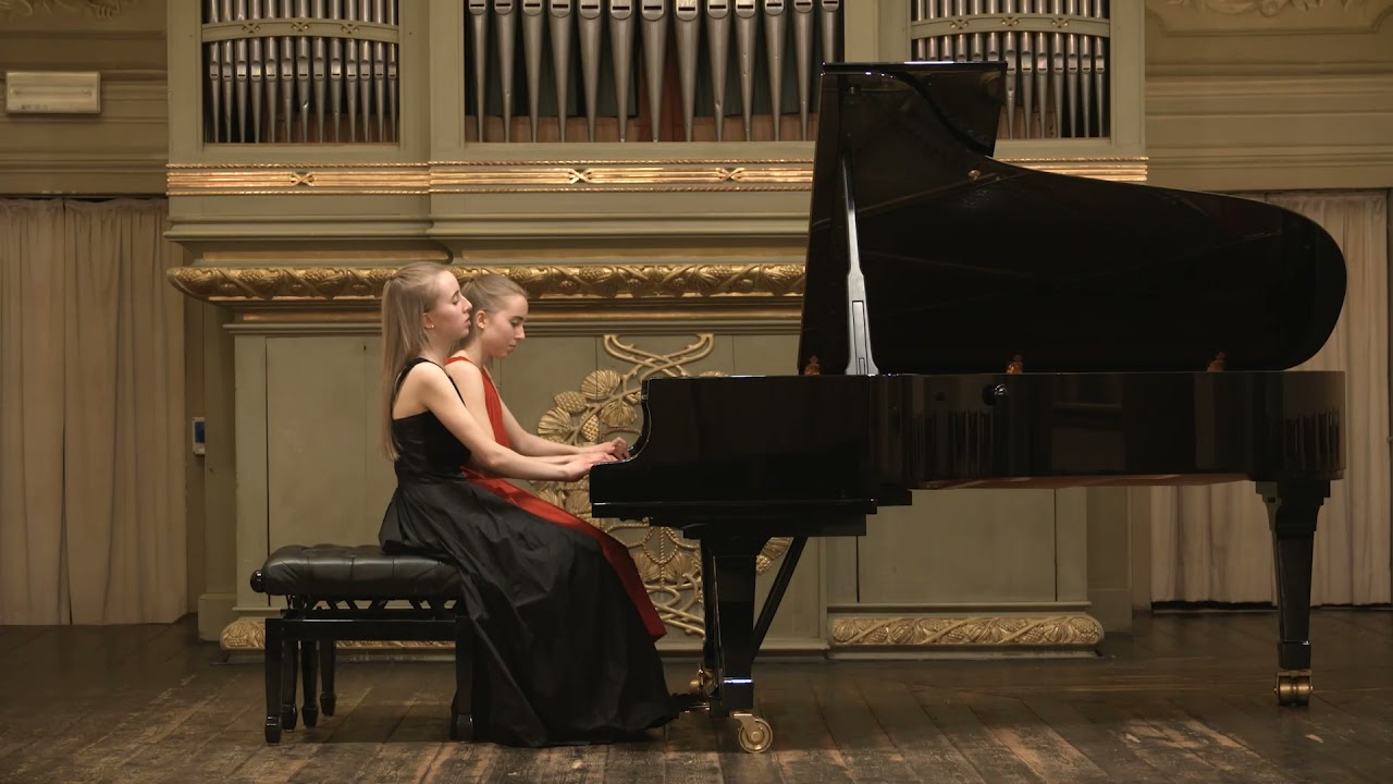 Schubert Allegro 'Lebensstürme' D 947 - Eleonora and Beatrice Dallagnese