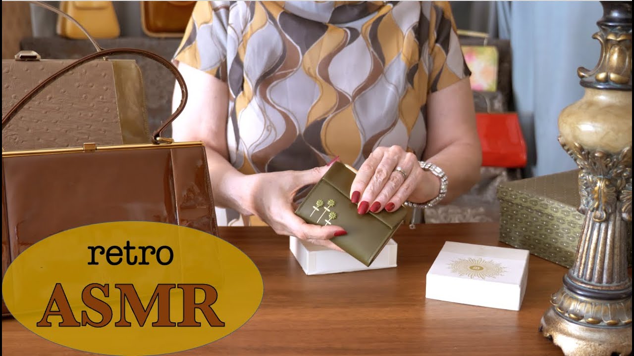1960s Handbag Counter 👜 ASMR ✨ Patent Leather, Sticky Fingers, Random Tapping (Soft Spoken RP)