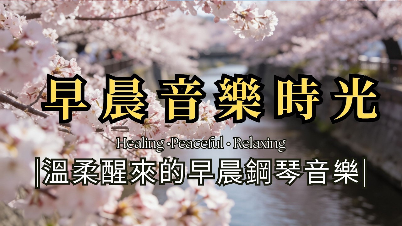 早晨音樂時光 |🍀 溫柔醒來的早晨鋼琴音樂 | 放鬆、專注、工作 | 緩緩流動的鋼琴陪伴 #morningmusic #pianomusic #鋼琴音樂