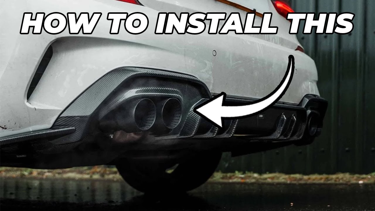 How to install TRE Exhaust Tips | BMW G42 G20 G21 G22