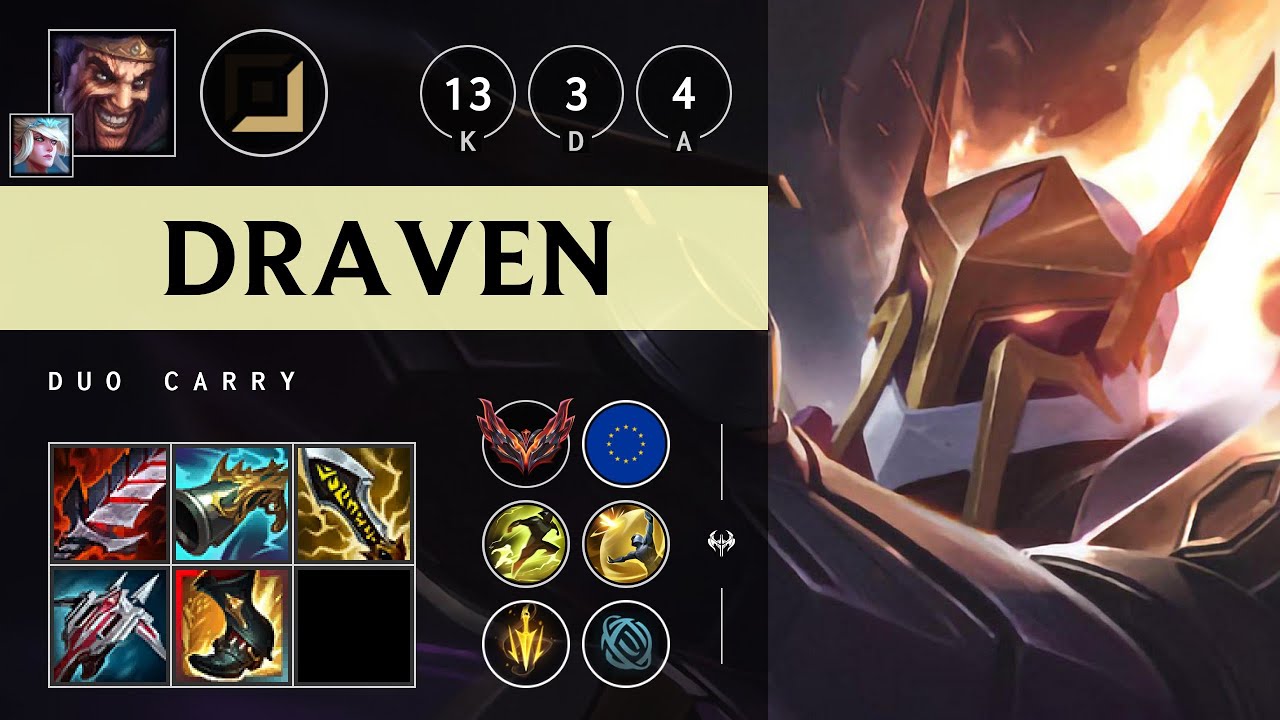 Draven ADC vs Aphelios - EUW Grandmaster Patch 25.19