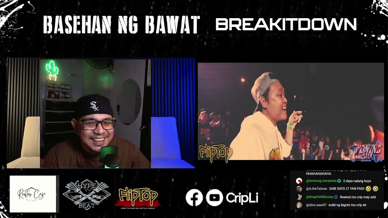 TIPSY D VS ZAITO - BASEHAN NG BAWAT BREAKITDOWN