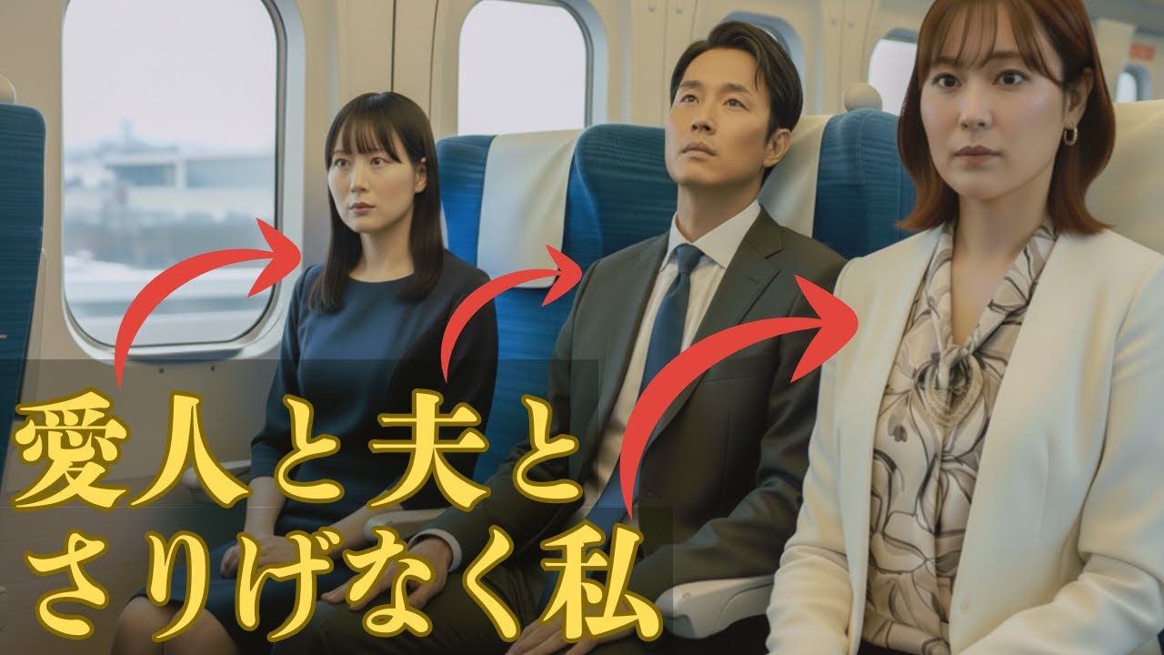 夫と愛人の隣に、わざと座った結果【スカッと】#ドラマ #離婚 #スカッとする話 #浮気