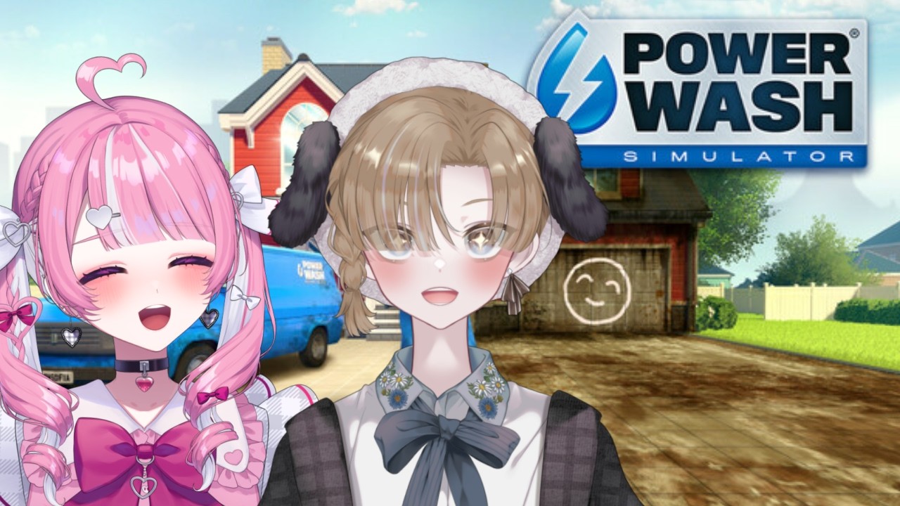 【PowerWash Simulator】まったり掃除をします【＃新人Vtuber】