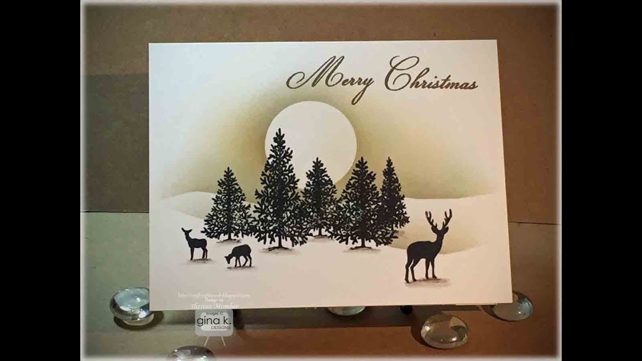Peaceful Holidays One Layer Card