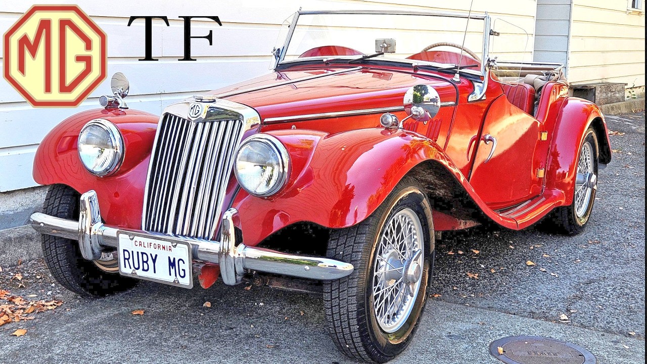 Настоящая британская икона: MG TF Classic 1954 года выпуска продается в Калифорнии 🇬🇧