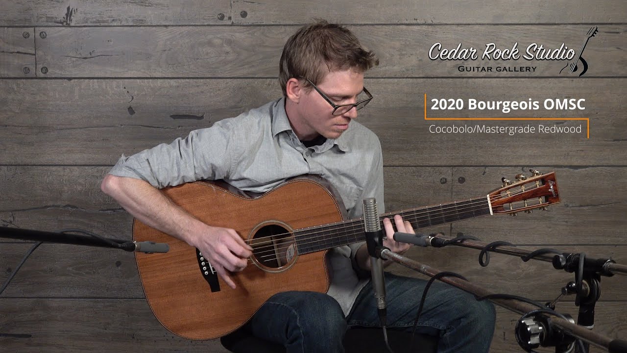 2020 Bourgeois OMSC Fingerstyle Deluxe (Cocobolo/Redwood) played by Matt Thomas
