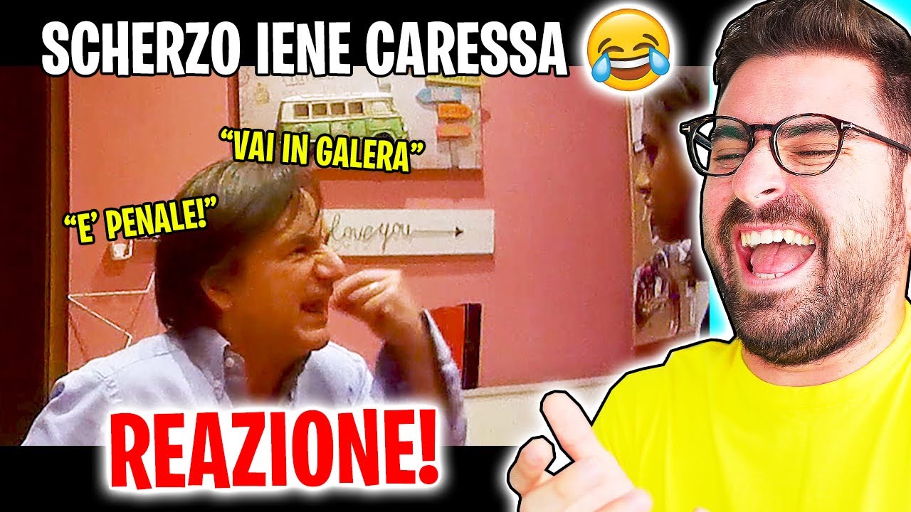 REAZIONE DELLO SCHERZO DELLE IENE A CARESSA! 😂😂