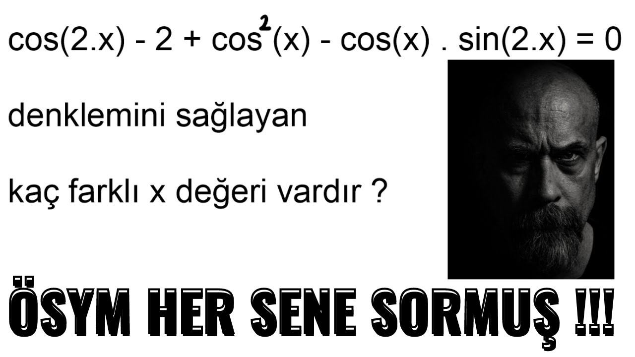 ÖSYM HEP SORMUŞ BU SORUDAN !!! (Trigonometrik Denklem Konu Ozetli Anlatım ) Ayt Trigonometri