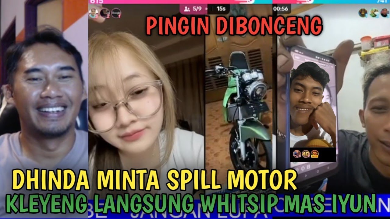 Dhinda minta spill motor ninja, kleyeng langsung whitsip mas iyun