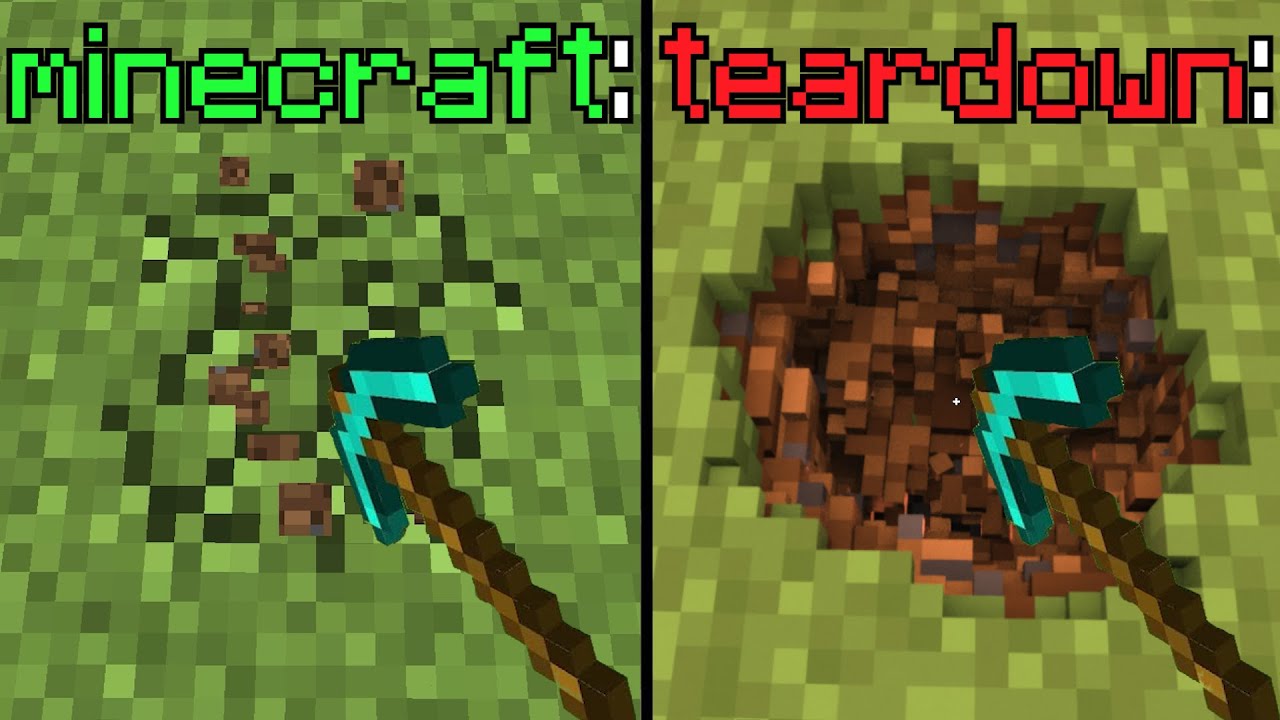 physics: minecraft vs teardown