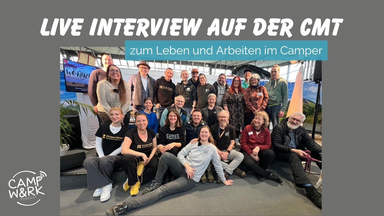 Arbeiten im Camper – Live-Interview auf der CMT Stuttgart