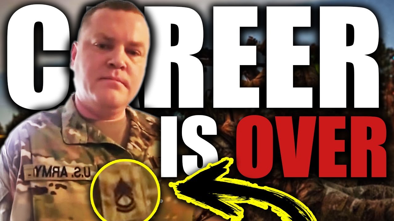 Army SFC Career is OVER ⚠️ NATIONAL SECURITY RISK?!