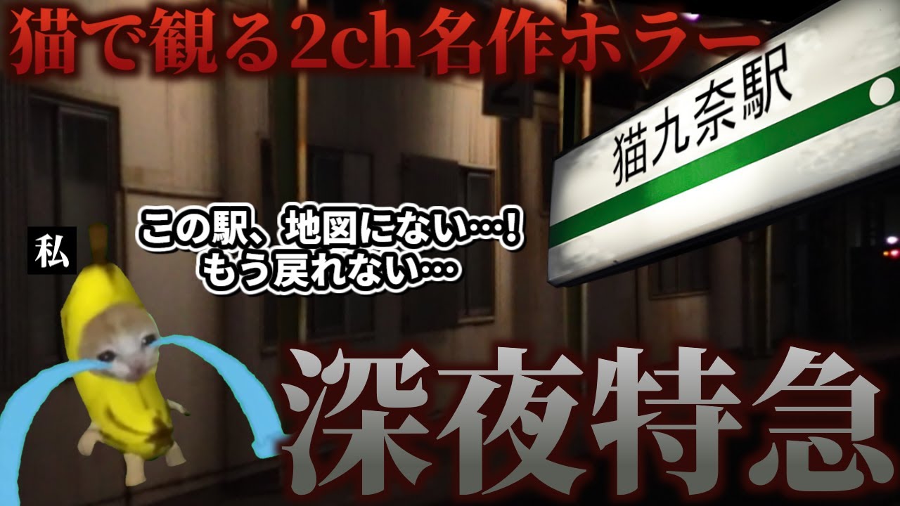 絶対に乗ってはいけない特急に乗った結果…【猫ミーム/怖い話】