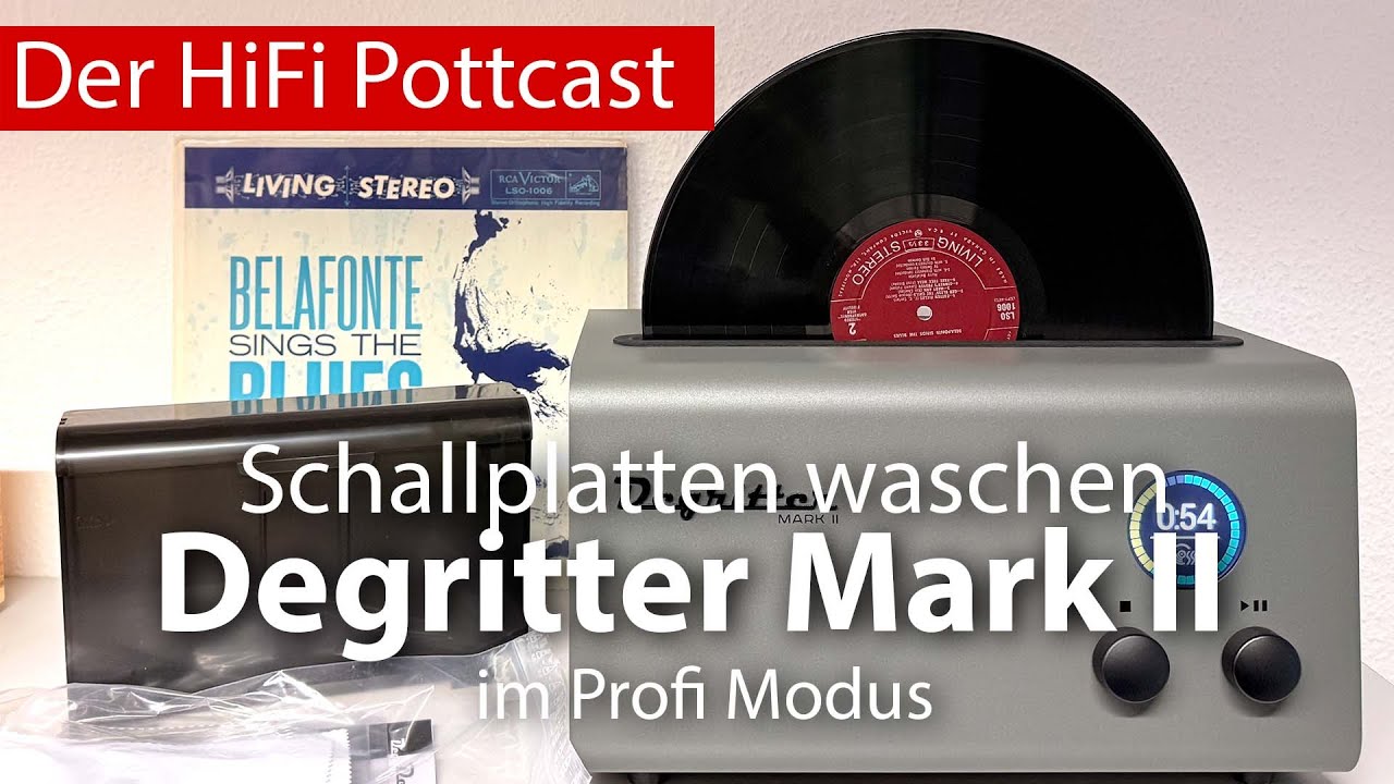 Degritter Mark II - Schallplatten waschen im Profi Modus
