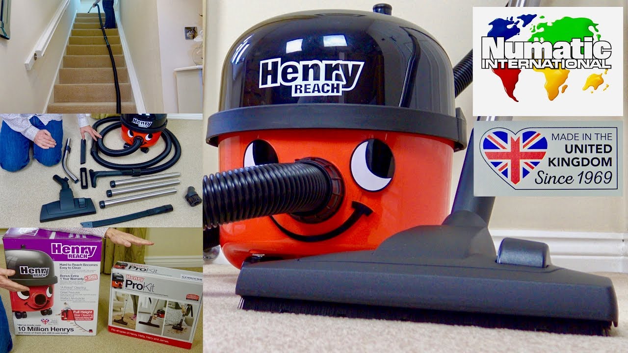 Numatic Henry Reach Vacuum Cleaner & Pro Kit Unboxing & First Look