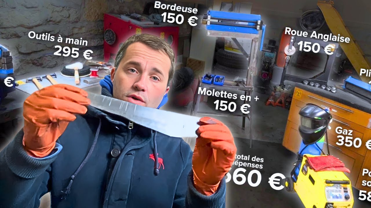 J&rsquo;apprends la t&ocirc;lerie (pr&eacute;sentation de l&rsquo;outillage)