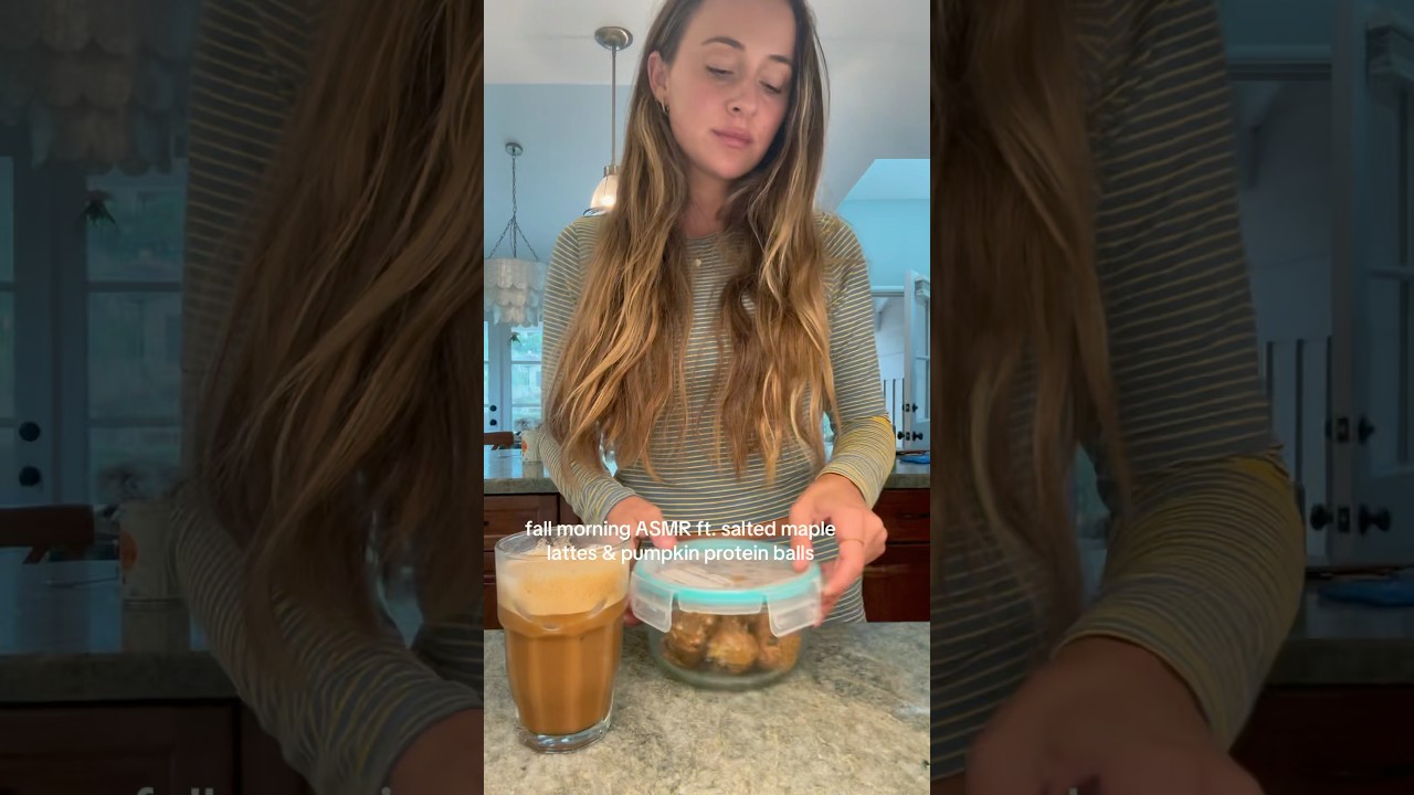 A lil fall morning ASMR! What healthy fall recipes do ya guys want from me??!!