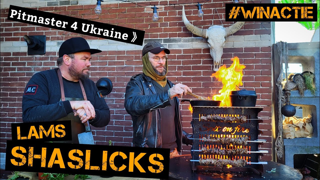 De lekkerste lams shaslicks op de bbq met Pitmaster 4 ukraine