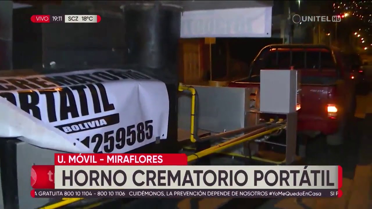 Ingenieros crean un horno crematorio portatil en La Paz y esperan comercializarlo