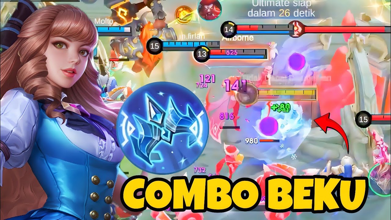 CARA MAIN GUINEVERE | COMBO BEKU | MLBB |