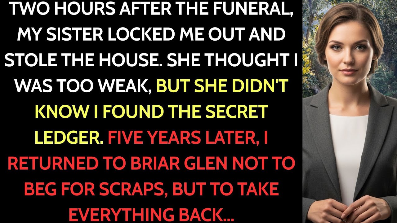 After My Parents’ Funeral, My Older Sister Took The House And Kicked Me Out, But Five Years Later…