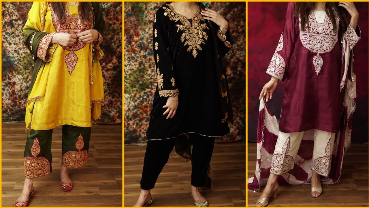 Designer Tilla Work Dresses 🍁 Tilla Work Suits 😍