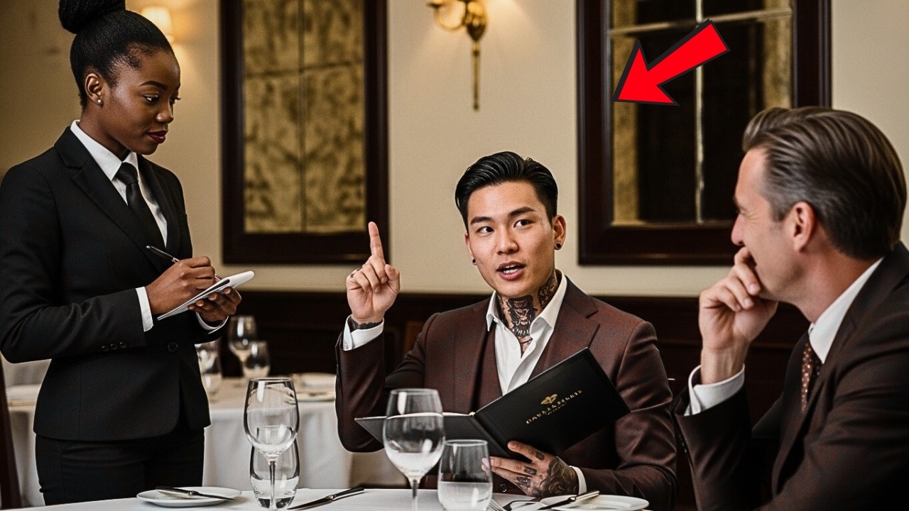 Mafia Boss Humiliates Black Waitress in Korean – He Freezes at Her Fluent Reply