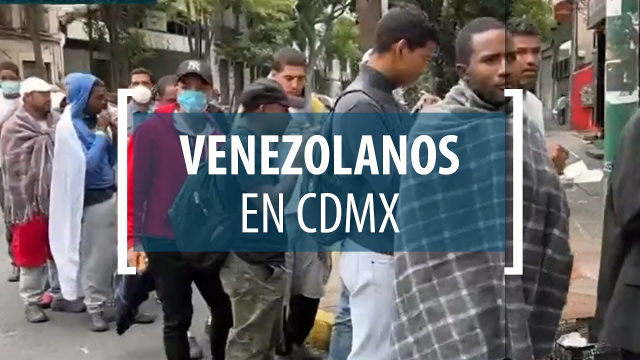 Venezolanos expulsados de Estados Unidos piden ayuda en la CDMX