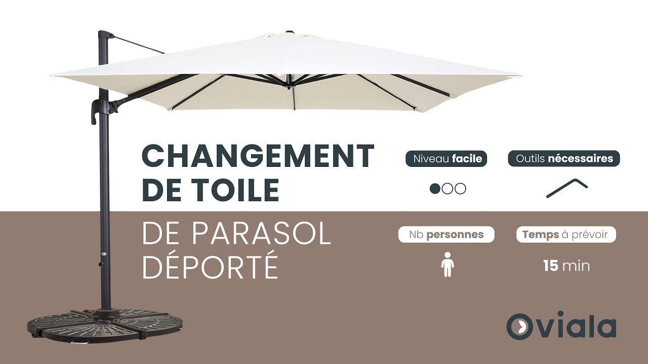 TUTO- Changez la toile de votre parasol d&eacute;port&eacute; ⛱️
