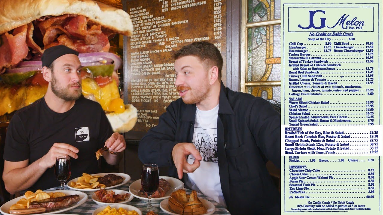 Trying Everything on the Menu at NYC&rsquo;s Most Famous Burger Restaurant | Bon App&eacute;tit