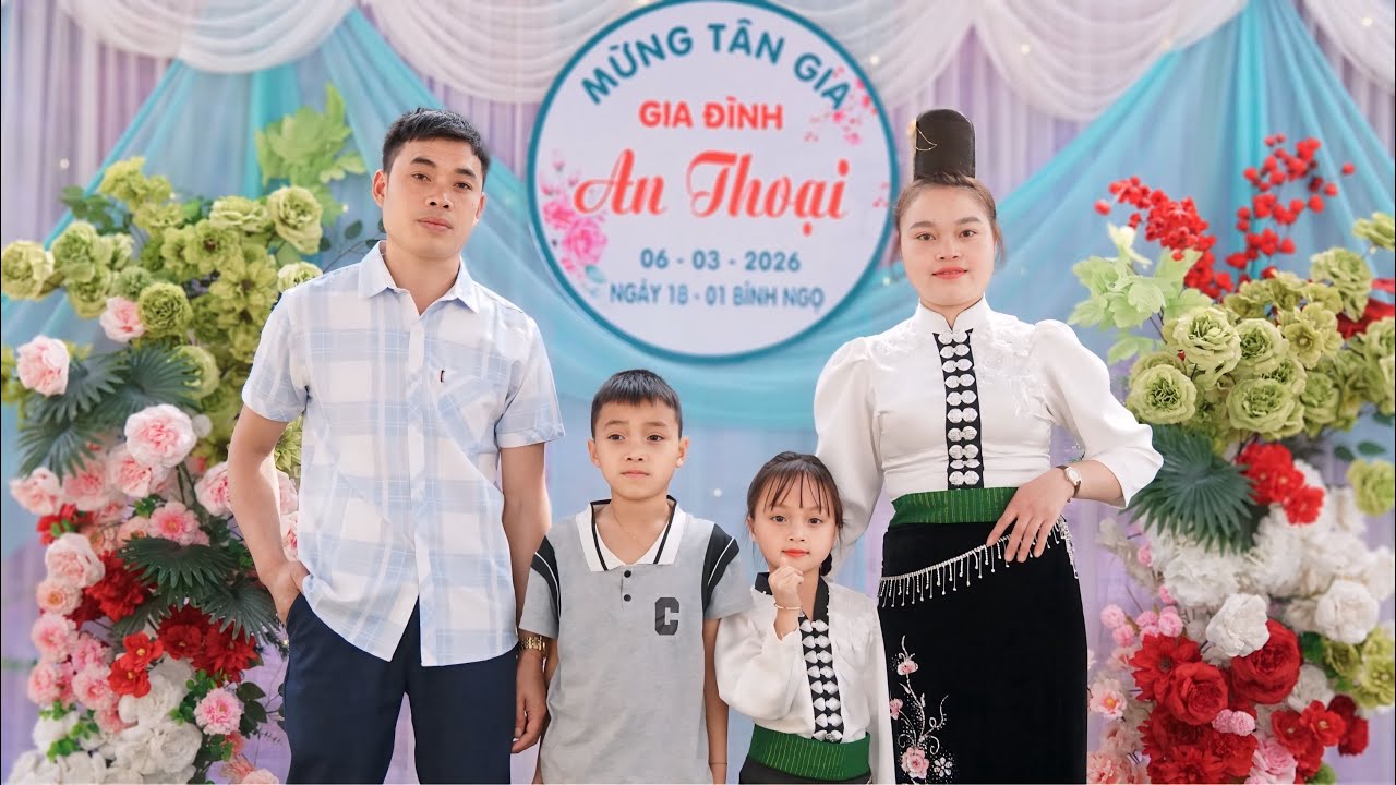Toàn Cảnh Lễ Mừng Tân Gia Chủ Anh Chị “ An Thoại “ Tại Bản Sản - Chiềng Khoang - Sơn La