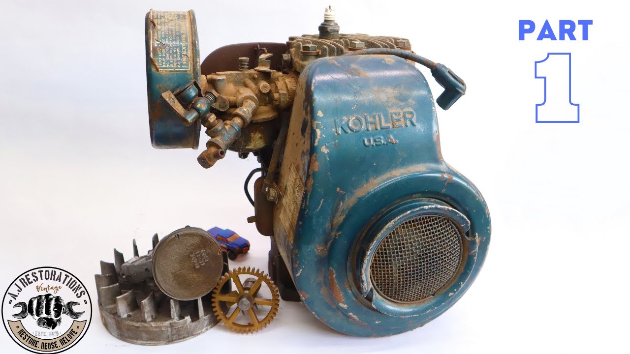 Vintage Kohler K91 engine restoration - Part 1 -