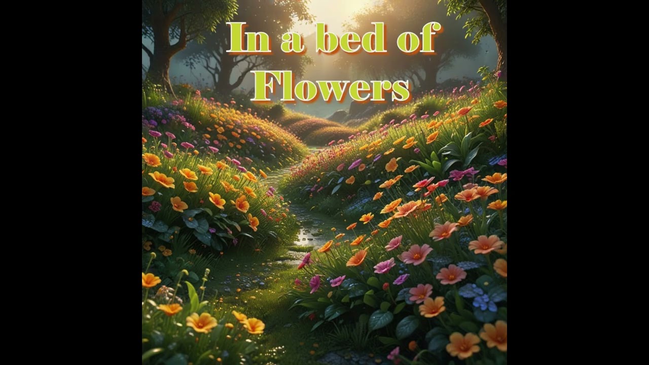 In a bed of flowers