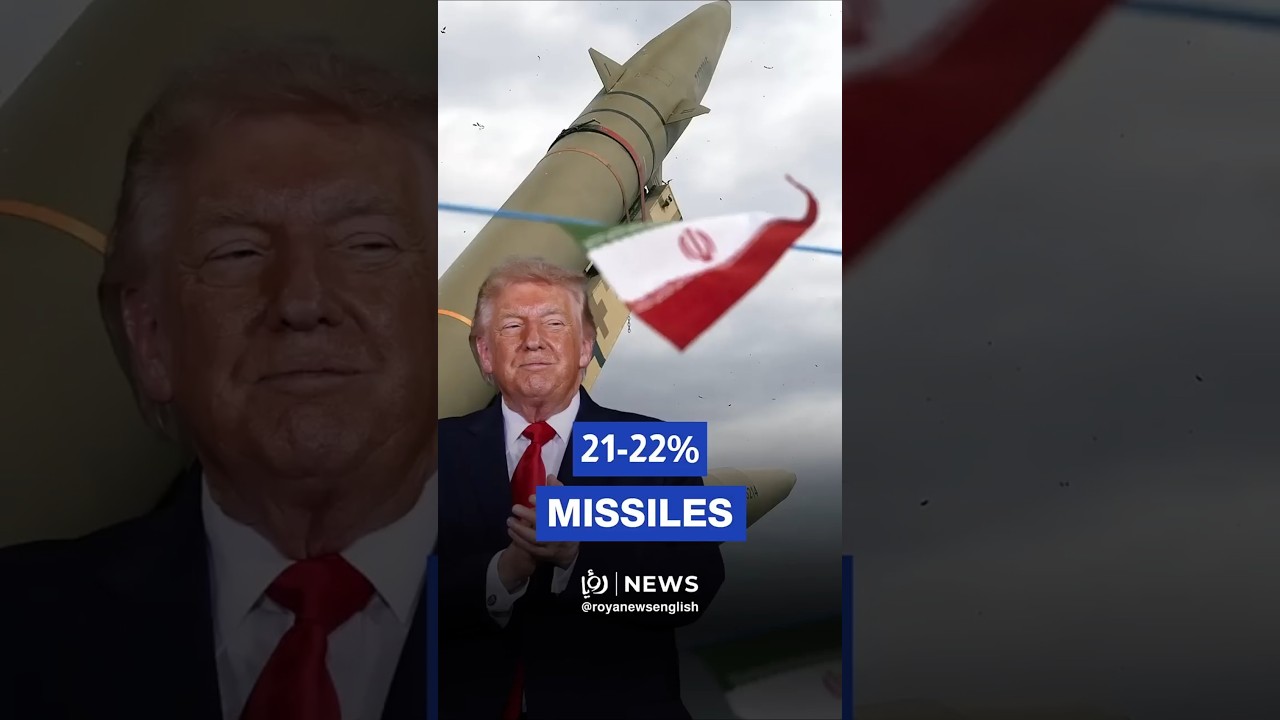 🇺🇸 🇮🇷 Trump says Iran has only 21-22% of missiles after US Strikes