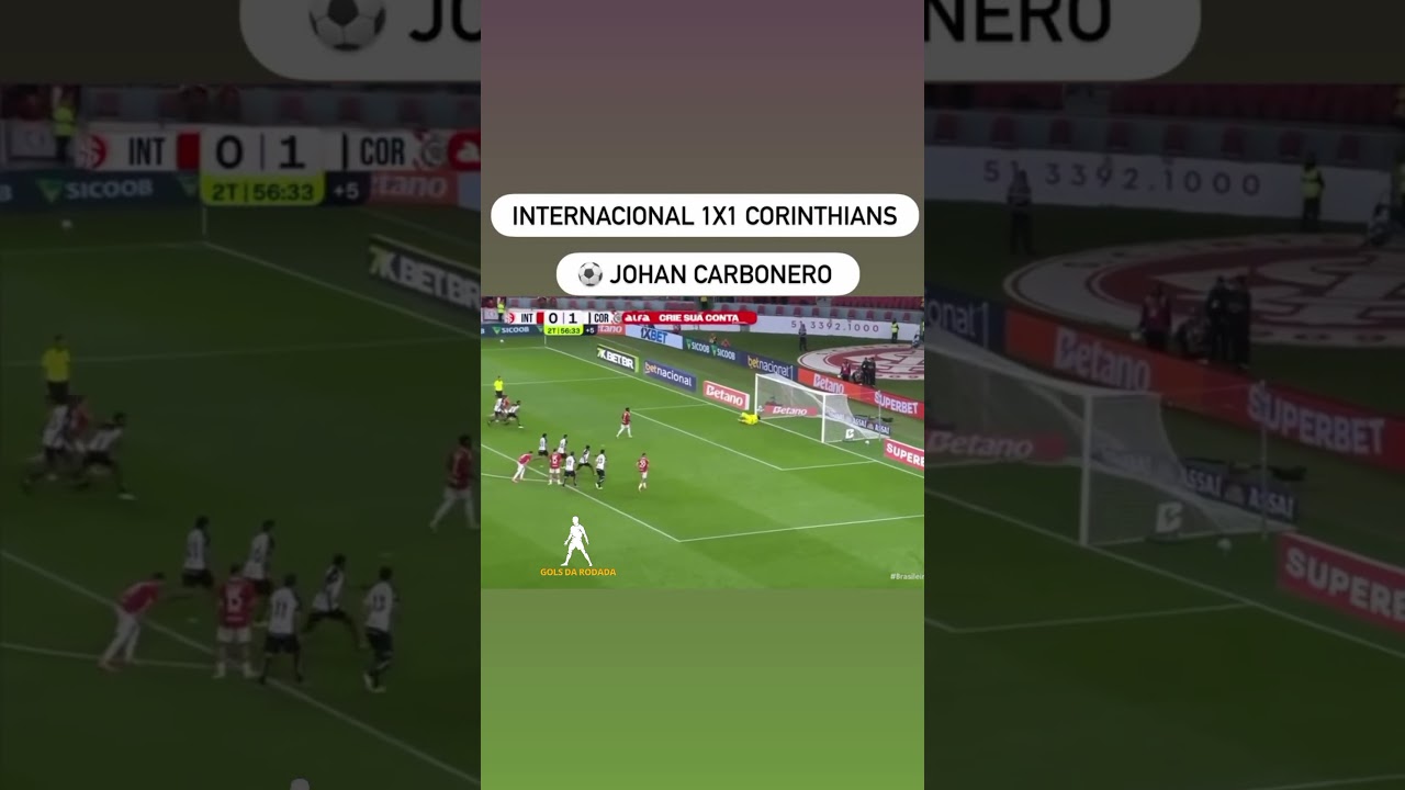 Internacional 1 X 1 Corinthians #internacional #corinthians #futebolbrasileiro
