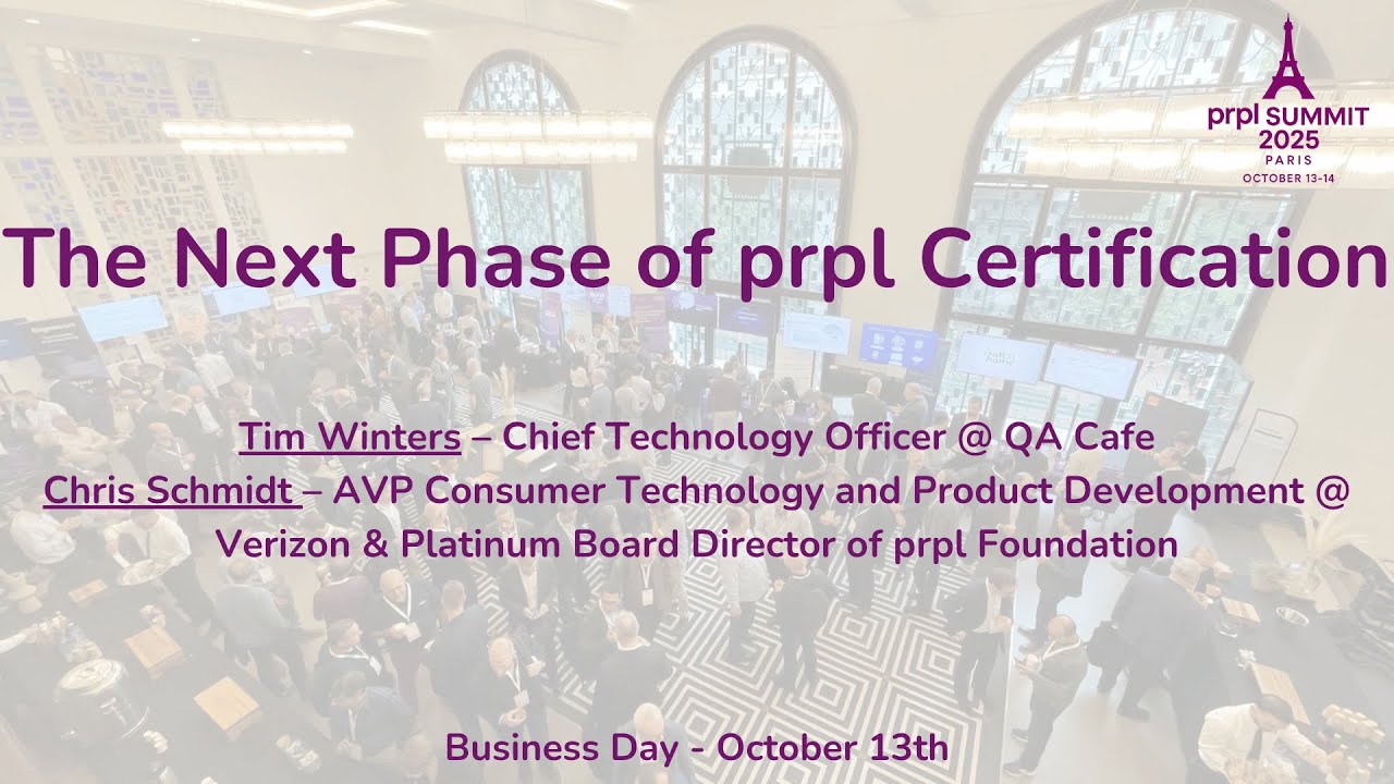 prpl Summit 2025: The Next Phase of prpl Certification