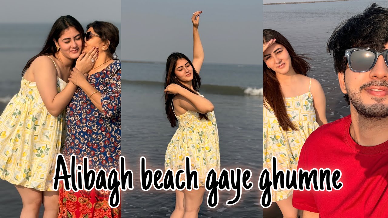 Alibag beach gaye ghumne !#vlogs #youtube #alibagbeach #mumbai #youtuber #vlogger #girl #beach 