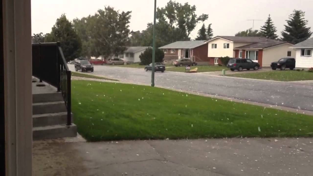 Cardston Alberta Hail Storm July 26, 2012