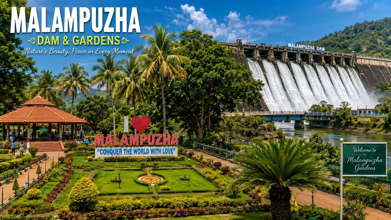 Malampuzha Garden/Dam Travel Guide | Hanging Bridge |Cable Car | Yakshi Park | Boating